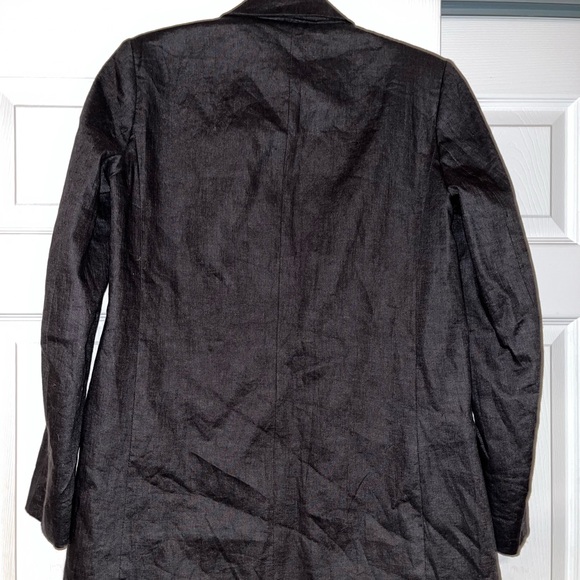 Zara Grey Linen Blazer - Picture 3 of 3